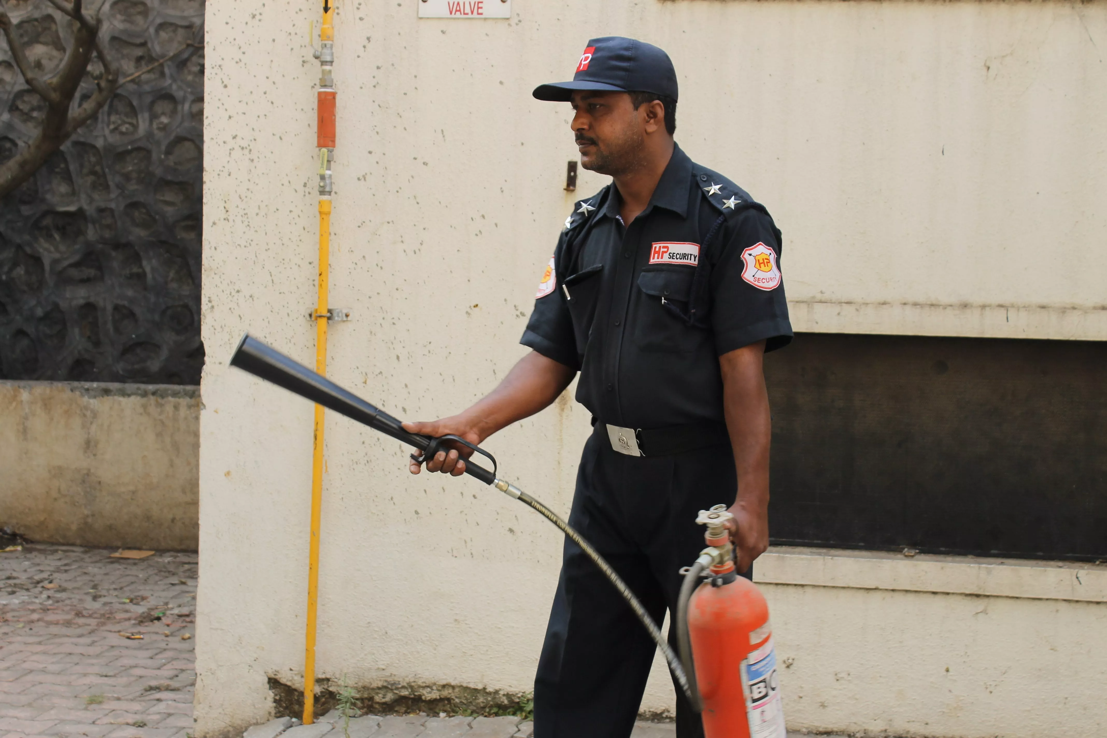 Commercial building security and housekeeping